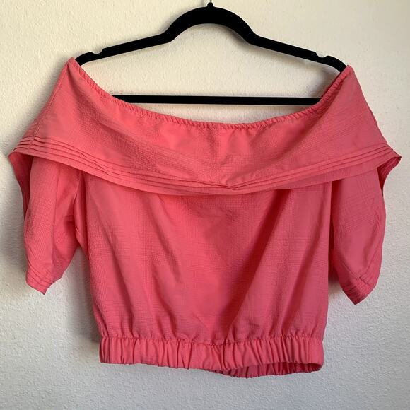 NEW Ramy Brook Rita Crop Top in Pink - Picture 3 of 8